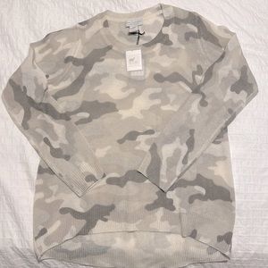 Oats Cashmere Camo Sweater Small